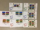 Eight diff GATE OF JERUSALEM fdc:sets,SS,diff color picture,half SS