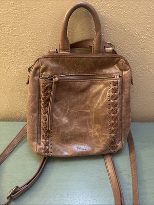The Sak Brown Leather Convertible Backpack Crossbody  display picture 2