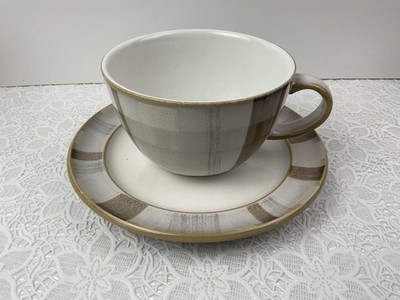 Denby Trüffel Lagen Tasse & Untertasse super sieht unbenutzter Zustand