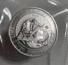 2025 Canada Bull & Bear 2 oz Silver Coin BU .9999 Fine $87/oz (001)
