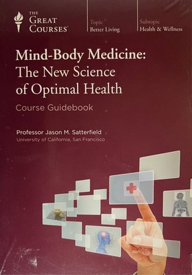 The Great Courses Mind-Body Medicine DVDs Guidebook Professor Satterfield SEALED