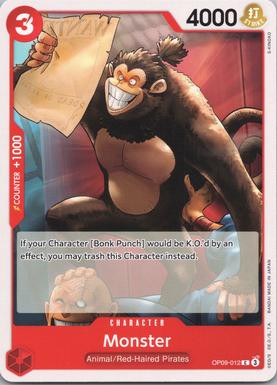 Emperors in the New World #OP09-012 Monster
