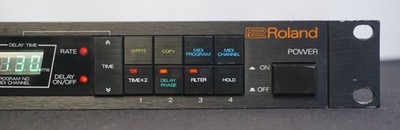 Roland MIDI Digital Delay SDE-2500 1U Rack Effects FX - 100V | eBay