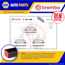 Brake Pads Set fits SAAB 9-5 YS3G 2.8 Front 10 to 12 A28NER Brembo 13237752 New