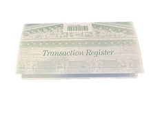 1 Checkbook Transaction Register 2025 2026 2027 Calendar Check Book Register