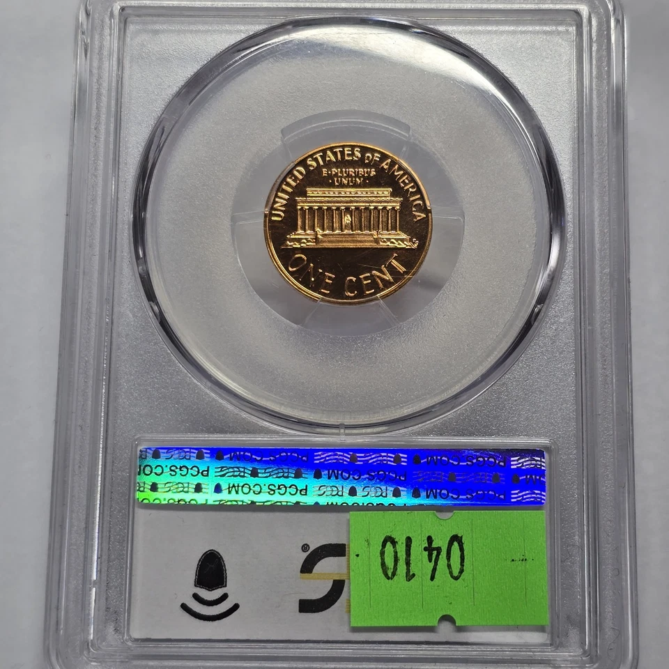 1977 S 1C Lincoln Cent Proof PCGS PR70 RD DCAM High Grade 1c Coin Lot #0410 - Image 4 of 4