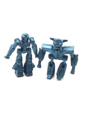 Vintage Tyco Transformers Electric Train & Battle Set figures x 2