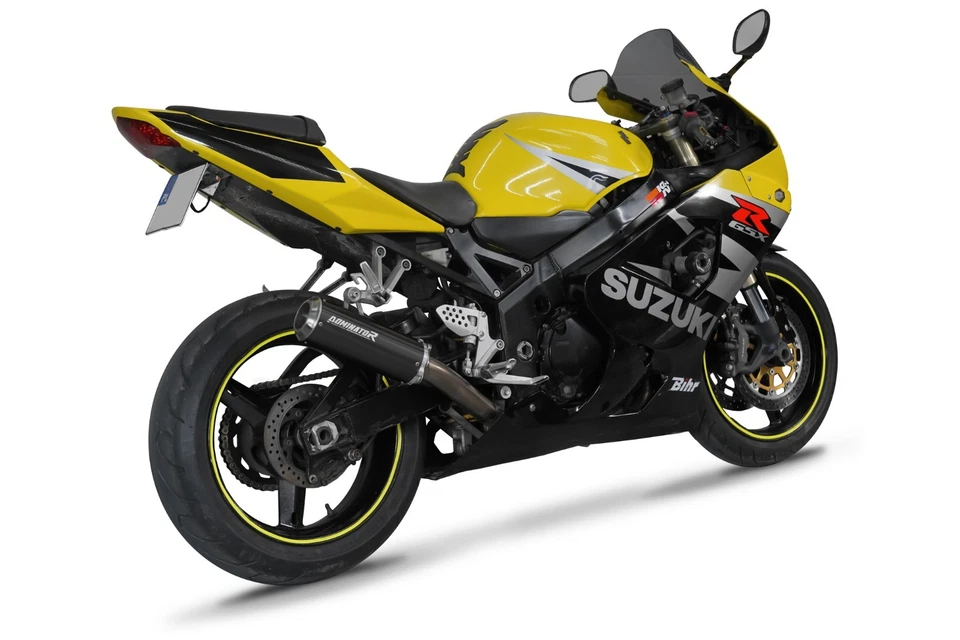 Silenciador de escape GSXR 750 K1-K5 2001-2005 GP BLACK DOMINATOR Foto 3 de 4