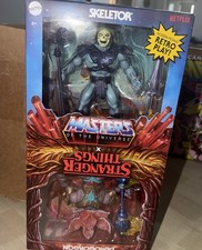 Masters of the Universe X Stranger Things Skeletor & Demogorgon Figure BRAND NEW