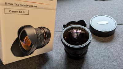 Walimex Pro 8 mm 3.5 Canon EF-S Fish-Eye Objektiv