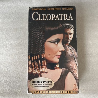 Cleopatra (VHS, 2001, 2-Tape Set, Special Edition) NEW SEALED w Box Wear