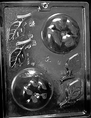 LARGE 3D APPLE mold Chocolate Candy molds gala teacher's appreciation week 