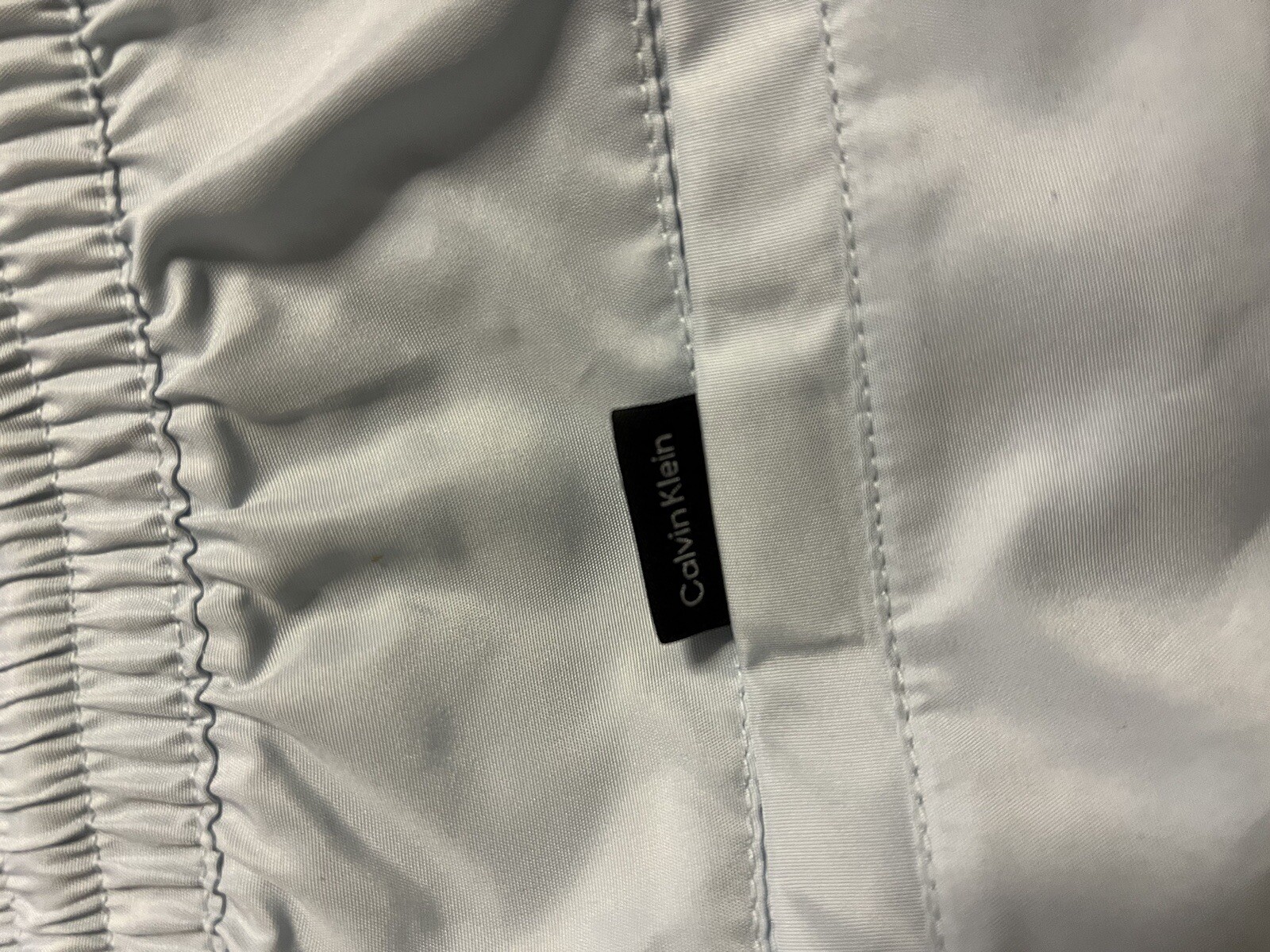 🌟 Calvin Klein Swimwear Tape Swim Shorts Logo Ice Blue Men’s S New Tags RRP£60 image 7
