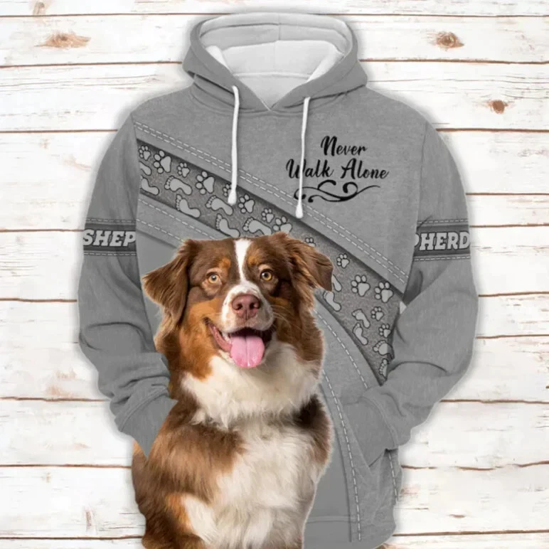 Never walk alone dog hoodie discount