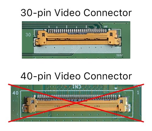 CSOT MNE007JA1-1 FHD+ 1920x1200 Matte 30pin LCD Screen LED Display 14.0" NEW - Picture 3 of 6