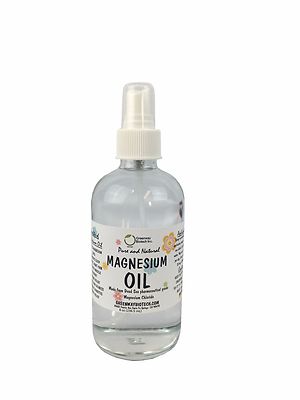 Magnesium Oil Spray From Dead Sea Made From Magnesium Chloride USP 8 Oz.