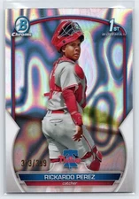 2023 Bowman #BCP-27 Rickardo Perez Lava Refractor /399 Phillies