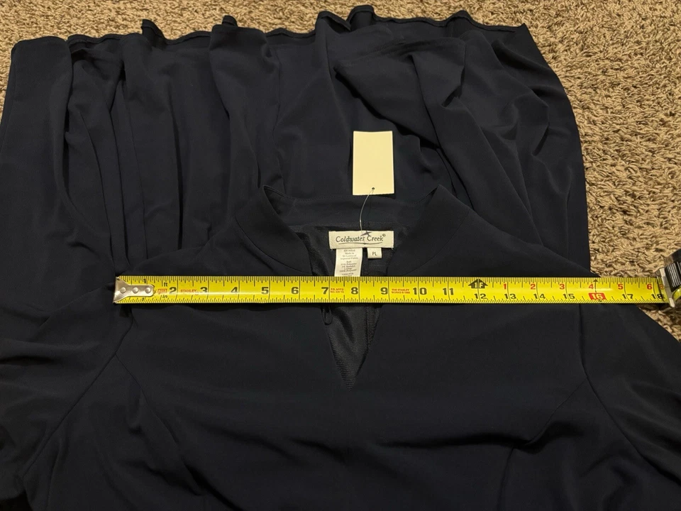 Vestido embudo para mujer Coldwater Creek Petite grande 14-16 nuevo con etiquetas Foto 4 de 4