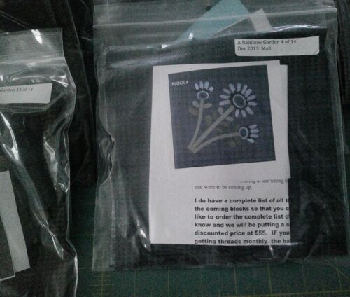 A Rainbow Garden by Heart to Hand, Wool Kit BOM from Primitive Gatherings - Picture 4 of 6