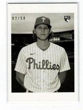 2021 BOWMAN THROUGH THE YEARS VARIATION ALEX BOHM RC 02/50 PHILADELPHIA PHILLIES