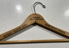 President Madison Hotel Miami Beach Florida Hollywood Regency MCM Clothes Hanger