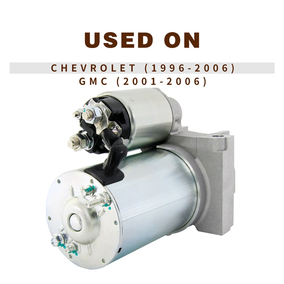 New Starter for Chevrolet Blazer GMC C1500 C2500 C3500 4.3L 5.7 7.4 6449 6007674 Foto 3 de 4