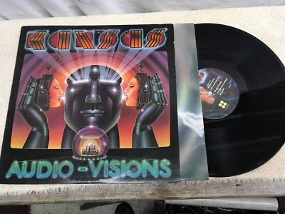 Vintage Kansas Audio Vision Record Lp 1980 Very Good Condition
