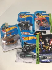 Hot Wheels Qty (5) See Item Description for what ones 