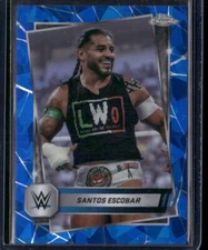 2025 Topps Chrome WWE Sapphire SANTOS ESCOBAR #60 Smackdown TSST