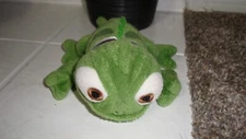 Disney Store Tangled Ever After Pascal Chameleon Wedding Black Bowtie Plush 8”