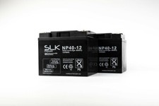2 x 12v 40AH MOBILITY SCOOTER BATTERIES (same size as 38ah 42ah 44ah 50ah)