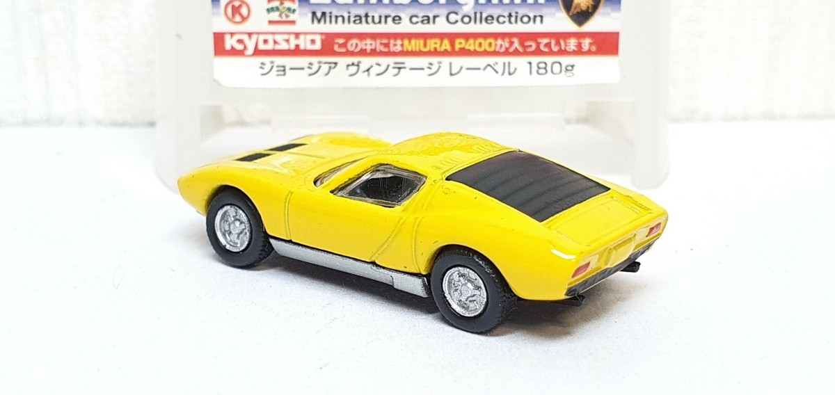 LANBORGHINI・MIURA／MINI CAR。YONEZAWA・TOYS 1/100 Kyosho LAMBORGHINI MIURA P400 YELLOW diecast car model | eBay