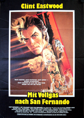 Mit Vollgas nach San Fernando Filmposter A1 Eastwood Locke Any which Way You can