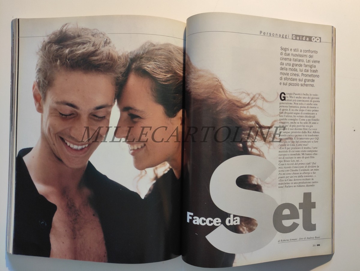 GQ italy Eva　Herzikova　dicembre 1999 GQ italy Eva Herzikova dicembre 1999 GQ Magazine Italia December