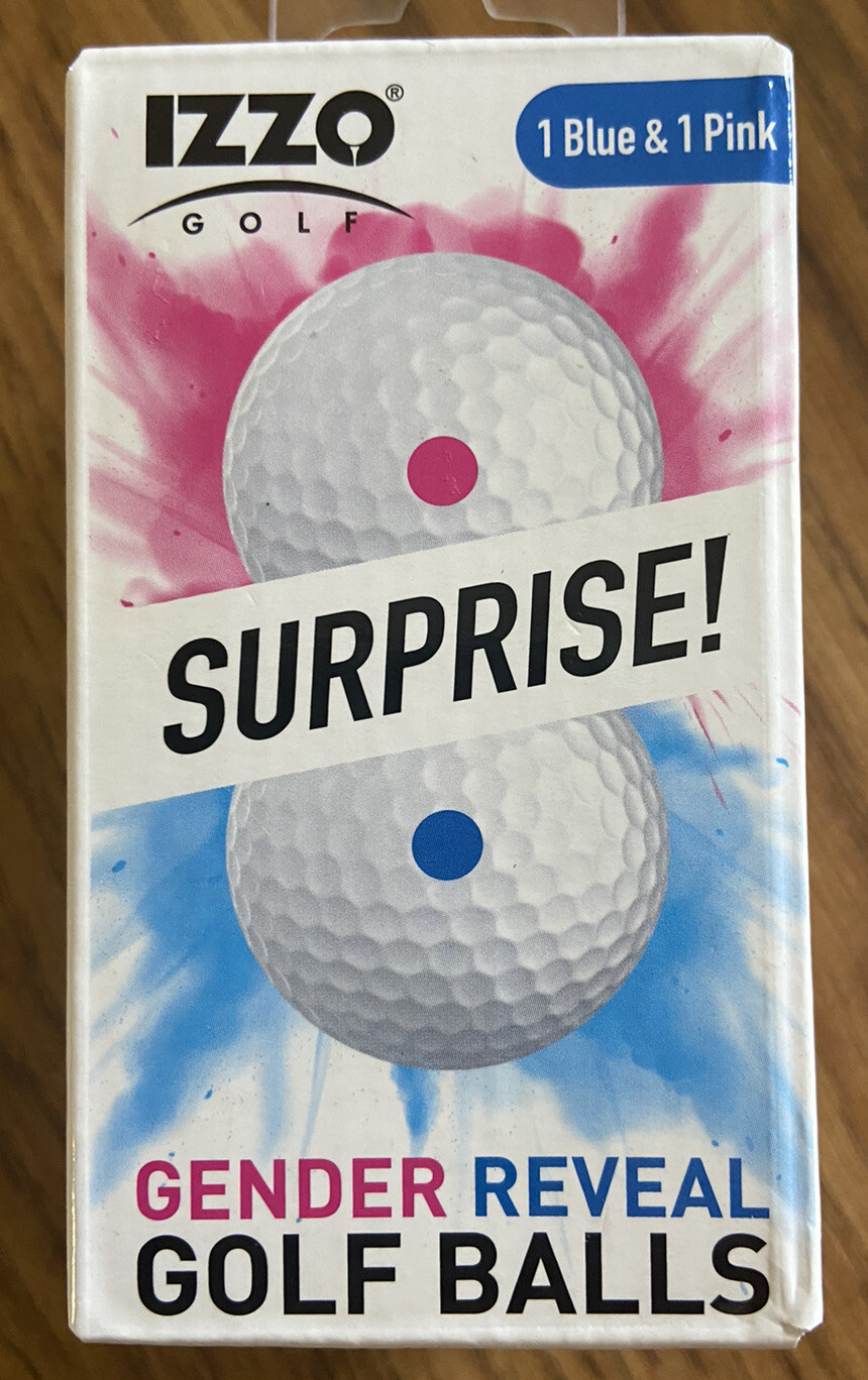 IZZO Golf Gender Reveal Golf Balls, 2pack eBay