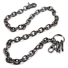 DK Basic Simple Strong Biker Trucker Key Jean Wallet Chain (20"/29.5") CS15MLT