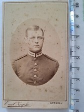 CDV Foto Soldat Militaria Uniform Spandau Nr. 231