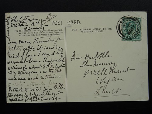 Shropshire OSWESTRY The Broad Walk c1904 Postcard - Picture 2 of 2