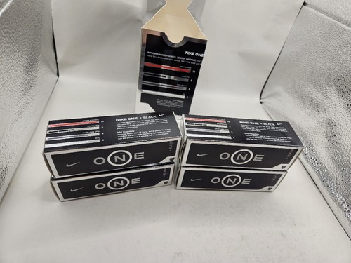 Nike Golf ONE Black TW Tiger Woods 4 Sleeve 12 Golf Balls Retired Golfing - Picture 8 of 12