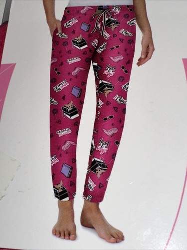 Legally Blonde Womens Pink Joggers Sleep Pants Pajama Bottoms Plus 2X 18W 20W DC - Picture 2 of 19