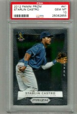 2012 Panini Prizm Starlin Castro PSA 10