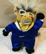 Donkey ng Infamous Meanies Beanie Plush Donkey Don King 1998 Idea Factory