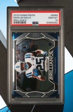 2019 Prizm Marlon Mack Brilliance SP Colts PSA 10 - POP 2