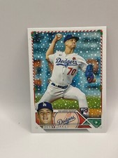 Bobby Miller 2023 Topps Holiday RC Rookie Card #H155 Los Angeles Dodgers. rookie card picture