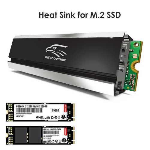M.2 2280 SSD Kühlkörper Kühler Thermal Pad Solid State Festplattenradiator - Bild 6 von 8
