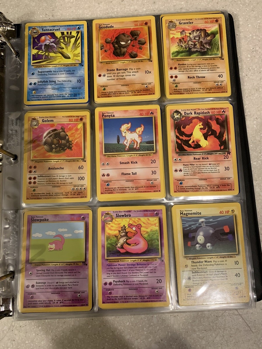 Pokemon Card Binder Lot Holo Foil Base Collection Cards Pokemon Card Binder Lot Holo Foil Base Collection Cards
