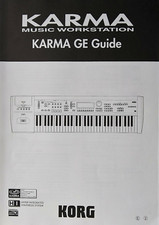 Original Korg Karma Synthesizer Workstation GE Guide Supplemental Manual Book 64
