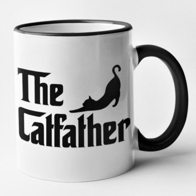Tasse Katzenvater Katze Tierbesitzer lustig Geschenk Freund Freund Papa Witz Vatertag