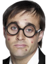 School Boy Geek Glasses Frames Adults Fancy Dress Schoolboy Accessory