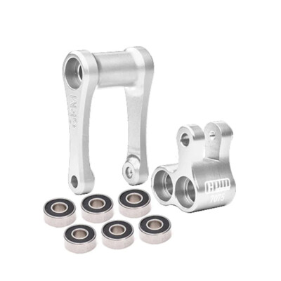 Aluminum 7075-T6 Knuckle & Pull Rod Upgrade Kit For LOSI 1/4 Promoto-MX Motorcycle (LOS06000/LOS06002) - Red - View #10